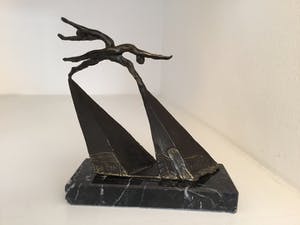 Corry Ammerlaan - Sculptuur “ Samenwerking “ kopen? Bied vanaf 40!