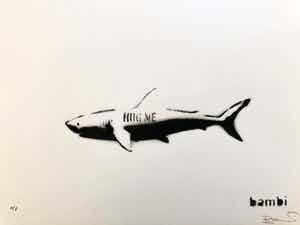 Bambi - Hug Me Shark (Black) verkocht voor € 300!
