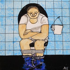 Anke Peddemors - kunst voor in het kleinste kamertje Pierre kopen? Bied vanaf 17!