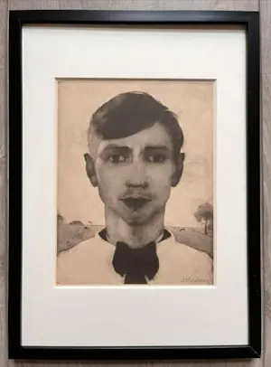 Jan Mankes - Originele Heliogravure Zelfportret 1923 kopen? Bied vanaf 110!