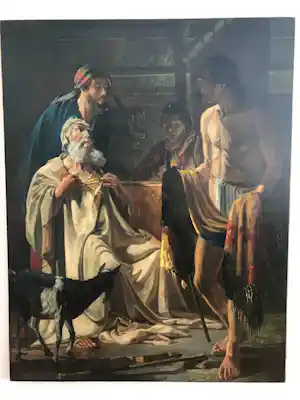 Frederik Amalius van Oostveen - Schilderij verkocht voor € 125!