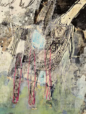 Hannes Postma - Grote in 1962 gemaakte gemengde techniek "grand Spectacle" gesigneerd kopen? Bied vanaf 76!