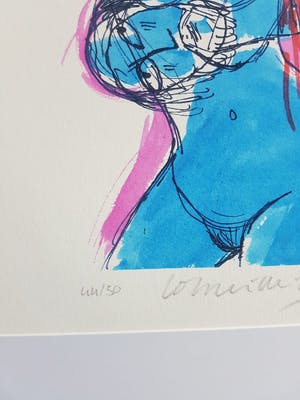 Corneille - 1922-2010 litho naakt in lijst handgesigneerd,genummerd en gedateerd kopen? Bied vanaf 100!