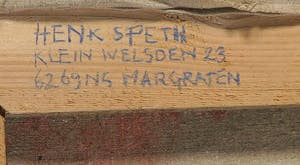 Henk Speth - Olieverf op doek, Zonder titel (Groot) kopen? Bied vanaf 1!