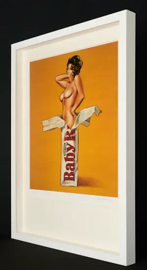 Mel Ramos - gesigneerde, luxe limited edition „ Baby Ruth “ - fraai ingelijst kopen? Bied vanaf 490!
