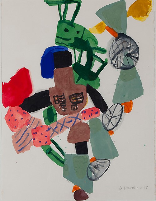 Jurjen de Haan - (Onbekend) - 2003 - Gouache op papier verkocht voor € 20!