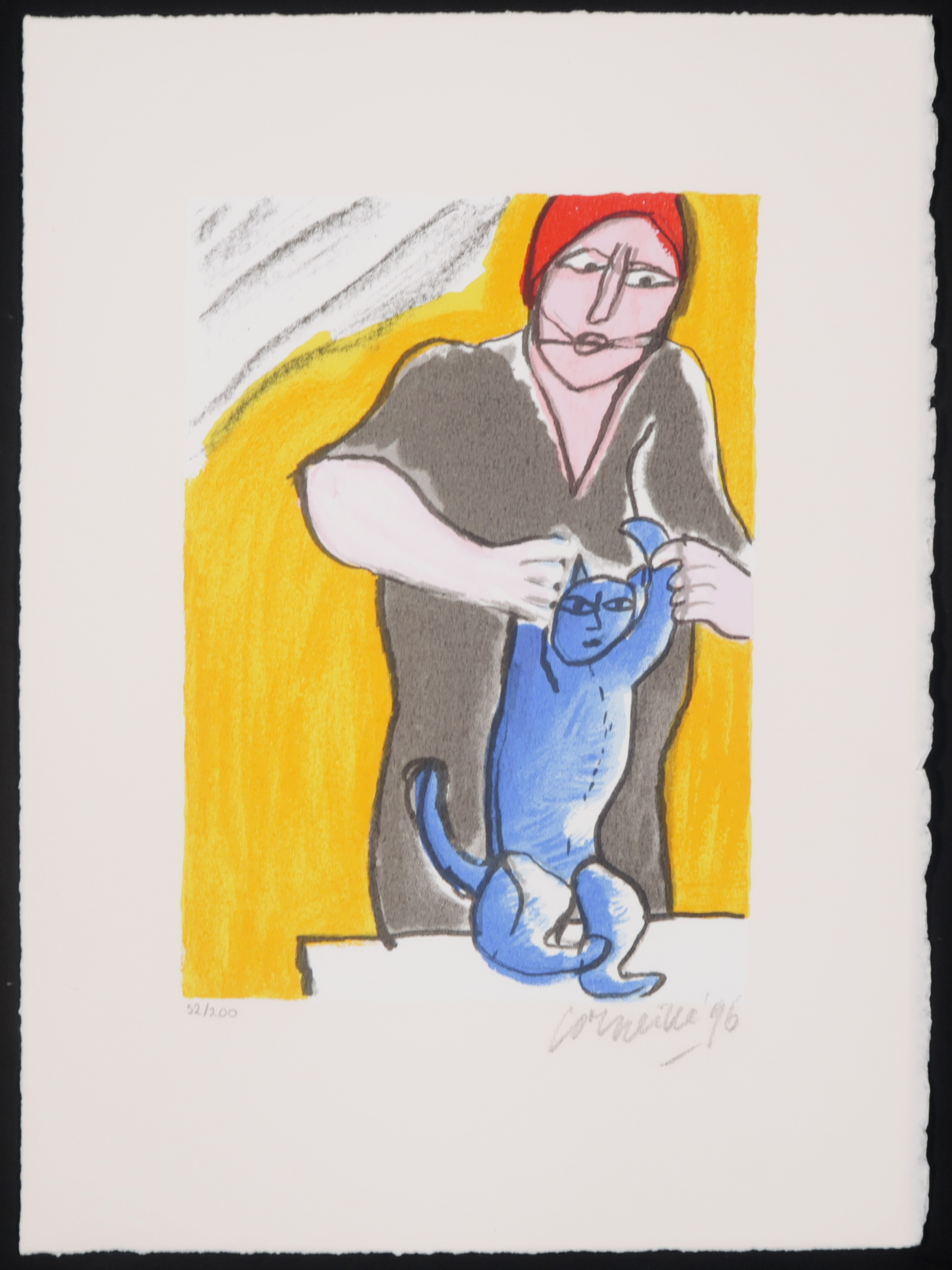 Corneille - Zeefdruk, Hommage a Jan Steen kopen? Bied vanaf 75!