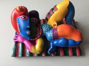 Clemens Briels - Un mediodia en la Playa enamorada (uniek/nieuwstaat) kopen? Bied vanaf 175!