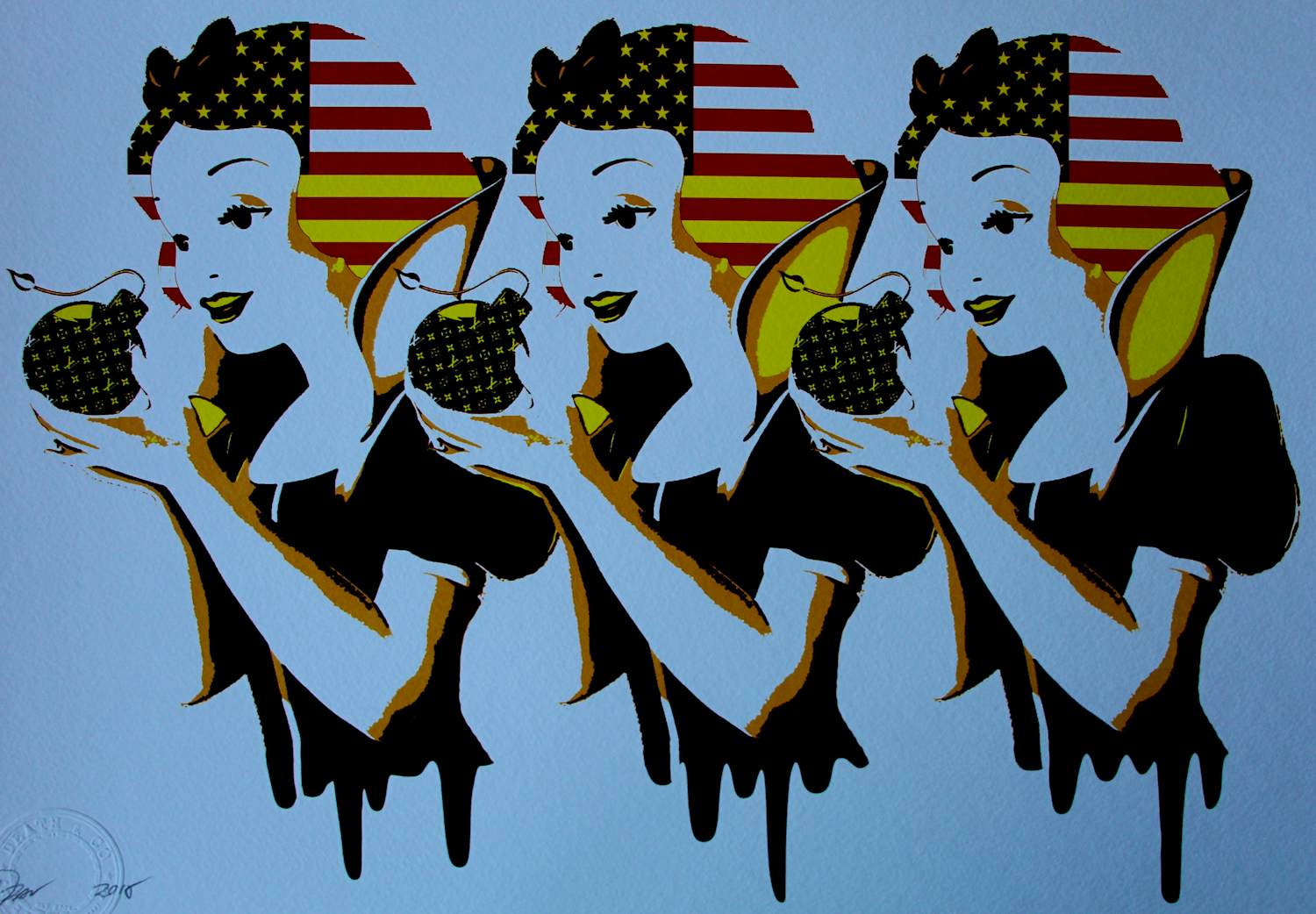 Death NYC - Zeefdruk: Snow white(3x) bomb- 2015 verkocht voor € 60!