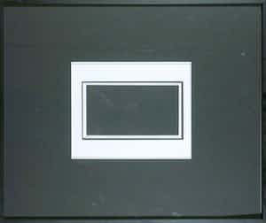 herman de vries - Inkt en reliëf op papier - Goed 61 - Ingelijst verkocht voor € 1!