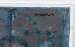 Jan Miechels - Acryl op paneel, Kruik met viooltjes - Ingelijst kopen? Bied vanaf 60!