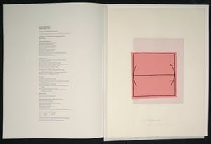 Cees Andriessen - Laureatenmap met twee prenten (zeefdruk en linosnede), z.t. kopen? Bied vanaf 40!