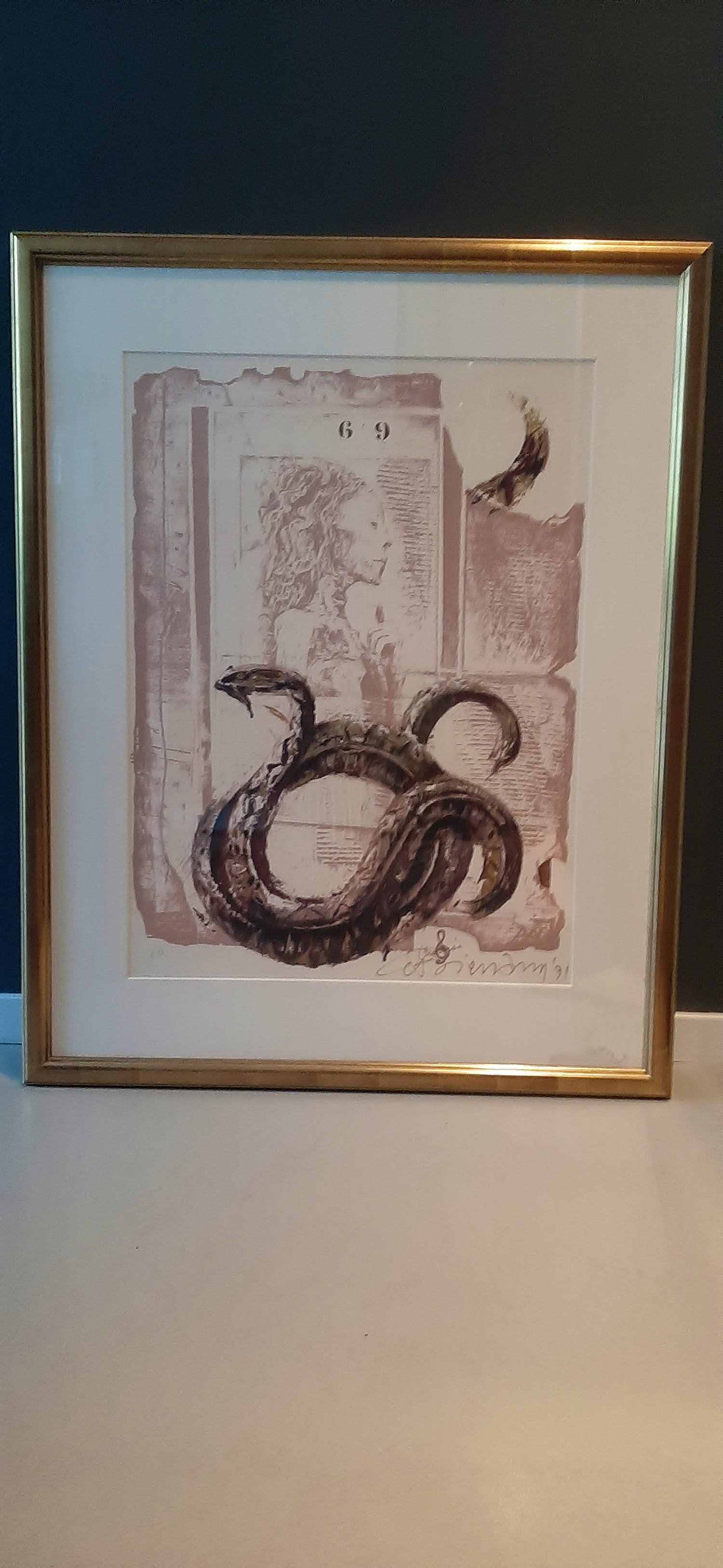 Gerti Bierenbroodspot - Ik dacht aan Afrika (Épreuve d'Artiste exemplaar) verkocht voor € 75!
