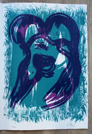 Hugo Claus - Litho met gedicht - Herfst 1 kopen? Bied vanaf 10!