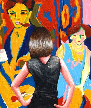 Gerard Boersma - Zelf Portret Ernst Ludwig Kirchner Met Model kopen? Bied vanaf 75!