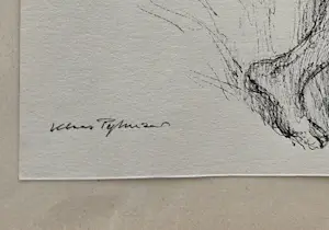 Klaas Pijlman - Acht tekeningen. Naakt. Diverse formaten. kopen? Bied vanaf 99!