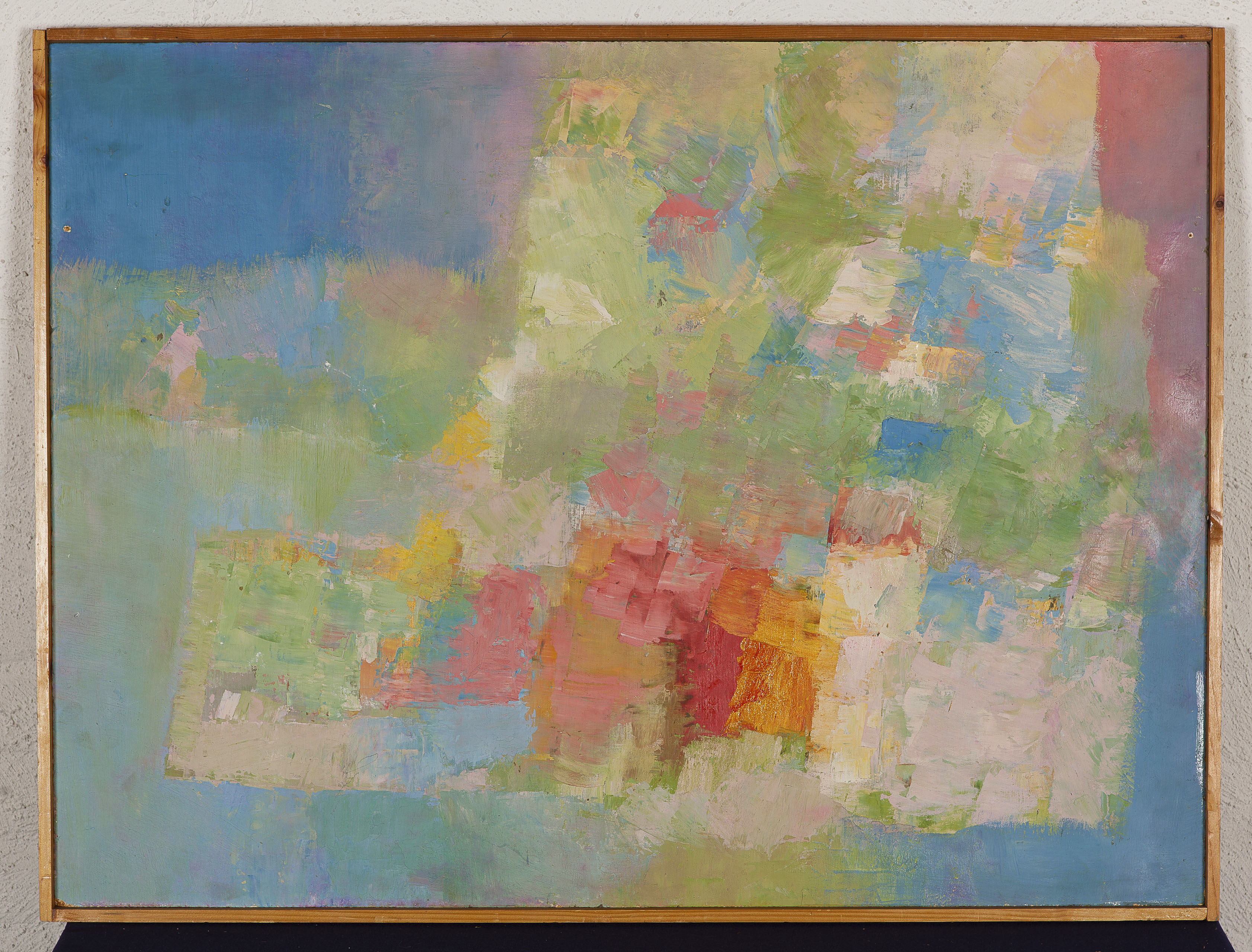 Alfons Brunott - Zonder Titel 3 - Acrylverf op hout - 1971  kopen? Bied vanaf 20!