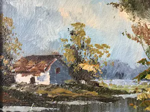 Henner Knauf - Huisje aan het water. kopen? Bied vanaf 25!