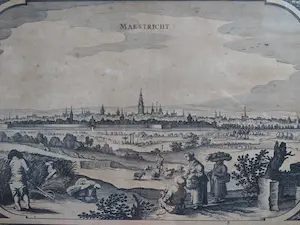 Niet of onleesbaar gesigneerd - Maestricht - oude gravure kopen? Bied vanaf 1!