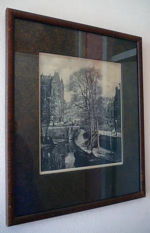Johan Coenrad Ulrich Legner - Oudegracht Utrecht -voorjaar 1901- kopen? Bied vanaf 40!