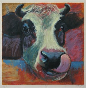 Theo Onnes - Zeefdruk, Noor - Ingelijst kopen? Bied vanaf 50!