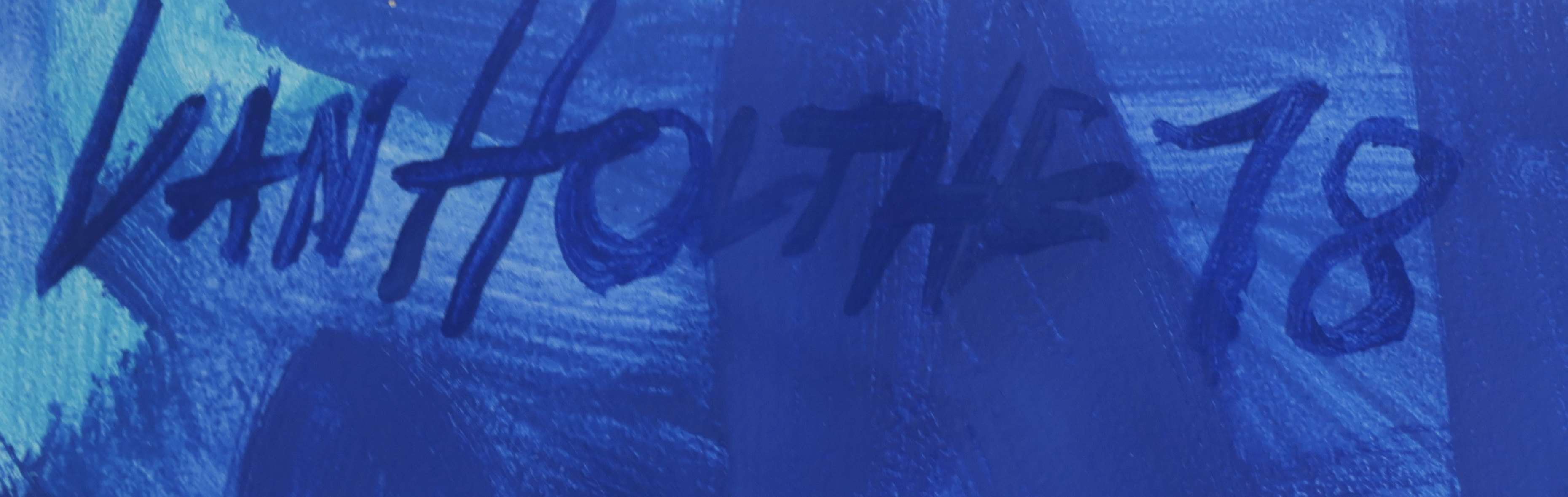 Jan van Holthe - Acryl op papier, Merde 13 kopen? Bied vanaf 20!