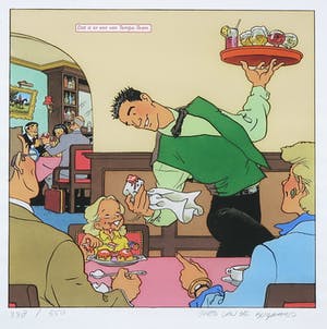 Theo van den Boogaard - Piëzografie, Dat is er een van Tempo-Team (Horeca) - Ingelijst kopen? Bied vanaf 1!