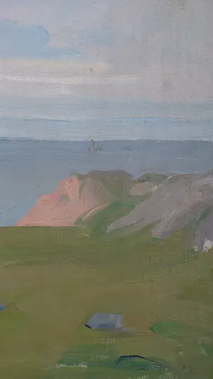 Frederika Broeksmit - Noors landschap - schilderij - kopen? Bied vanaf 45!