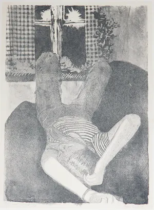 Frans Duin - Litho, Open raam kopen? Bied vanaf 1!