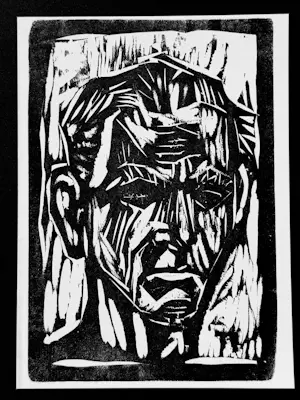 Otto Dix - Selbstbildnis - Original-Holzschnitt von 1960 kaufen? Bieten Sie von 180!