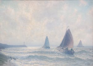 Henk Dekker - C1256, Zuiderzeegezicht met botters kopen? Bied vanaf 400!