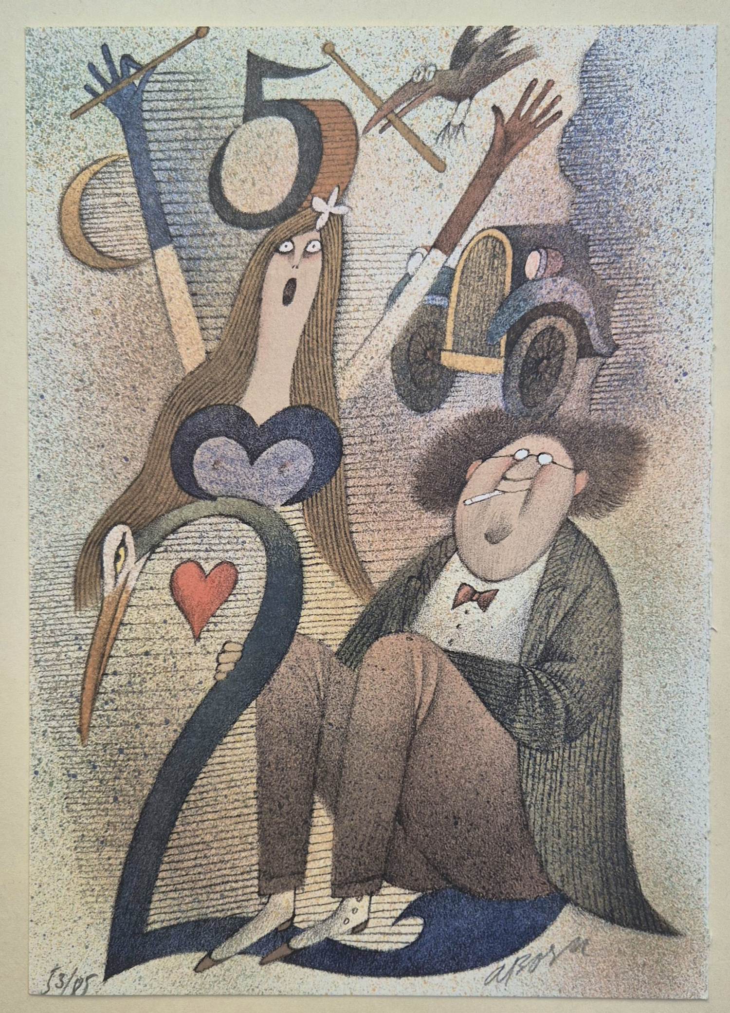 Adolf Born - Handgesigneerde en genummerde litho kopen? Bied vanaf 95!