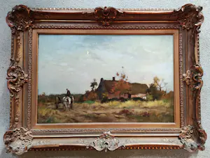 Adrianus Johannes Groenewegen - Boer op ossenkar bij boerderij kopen? Bied vanaf 425!