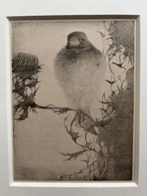 Jan Mankes - Originele Heliogravure Puttertje op Tak 1923 kopen? Bied vanaf 165!