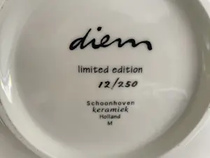 Peter Diem - Keramisch wandbord "Koe" Limited Edition 12/250 - Keramiek Schoonhoven kopen? Bied vanaf 20!