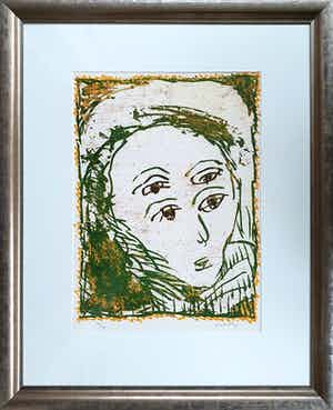 Pierre Alechinsky - kleurenlitho 1980 - Nieuw ingelijst! (Groot) verkocht voor € 855!