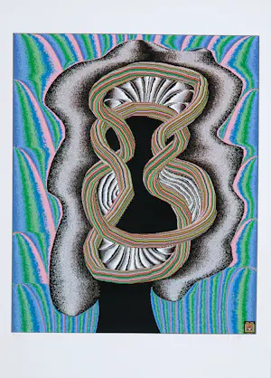 Shinkichi Tajiri - zeldzame knoop ‘KOAN I’ - gesigneerde computerprint kopen? Bied vanaf 125!