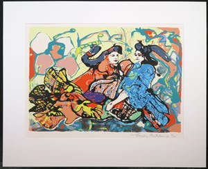 Ondine de Kroon - Hendrik Jan Visser en Emeke Buitelaar, Lot van drie stuks grafiek kopen? Bied vanaf 40!