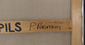 Paul Pasman - Acryl op doek, Golden Brown/Puking Pils - Ingelijst (Zeer groot) kopen? Bied vanaf 300!