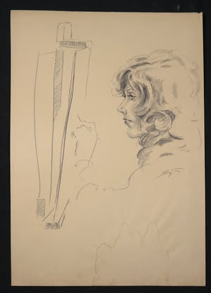Jan Sluijters (jr.) - Tekening, Zonder titel kopen? Bied vanaf 1!