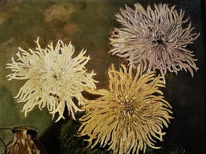 Niet of onleesbaar gesigneerd - Omstreeks 1930 geschilderd olieverf stilleven - gesigneerd - GROOT! kopen? Bied vanaf 1!