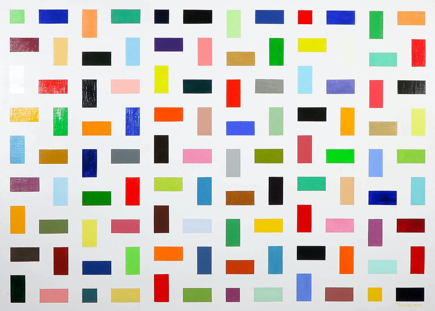 Pim Lenos - Olieverf op paneel, Zonder titel kopen? Bied vanaf 150!