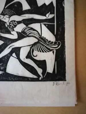 Johan Haak - Danseres. Art deco. kopen? Bied vanaf 79!