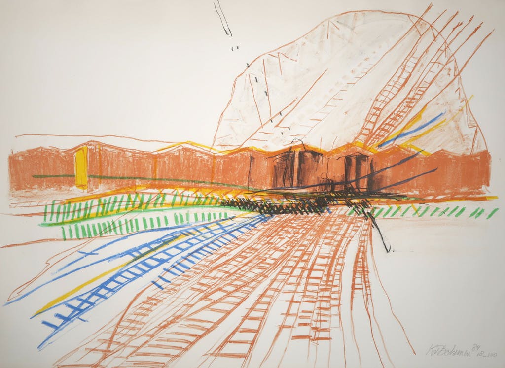 Kees van Bohemen - Kees van Bohemen: Litho, Station verkocht voor € 95!