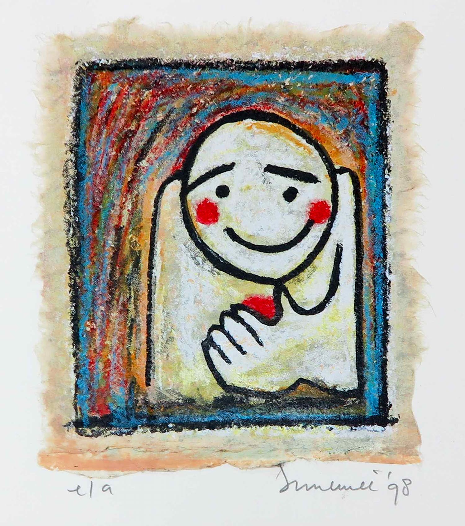 Hans Innemee - Zeefdruk, Zonder titel kopen? Bied vanaf 1!