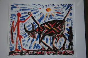 A.R. Penck - Stierenvechten? kopen? Bied vanaf 1!