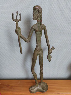 Niet of onleesbaar gesigneerd - bronzen beeld "God van de Zee" kopen? Bied vanaf 1!