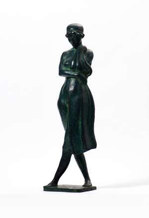 Peter Hoogerwerf - groot bronzen beeld ‘Baadster I’ - 1999 - oplage 8 ex. verkocht voor € 1650!