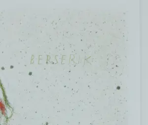 Herman Berserik - Zeefdruk op papier, Clowntje - Ingelijst kopen? Bied vanaf 60!