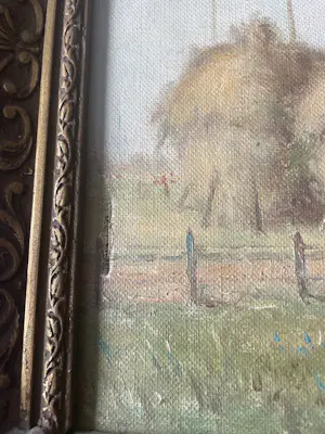 Buy Jacques Pijnenborg - Twee hooimijten Brabants landschap? Bid from 30!